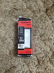 Pass & Seymour TM873-LACC10 Almond Decorator Switch 15 Amps 1 Pole 3 Way NEW