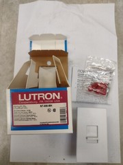 LUTRON NOVA T NT-600-WH LIGHT & DIMMER SWITCHES