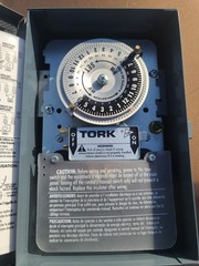 TORK 1109A-O 40 Amp 24-Hour Indoor/Outdoor Mechanical Timer Switch