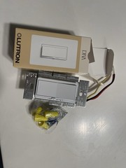 Lutron Diva Quiet Fan 3-Speed with Light Switch DVFSQ-LF, 120V, 60Hz, 120W