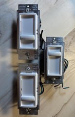 Leviton Slide Dimmer Switch 600W Incand 150W CFL / LED 120VAC/VCA 60HZ Lot of 3