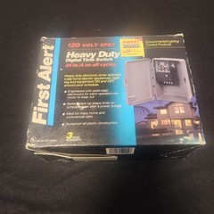 TS110WH First Alert Heavy Duty Digital Outdoor Time Switch 120V w/ box