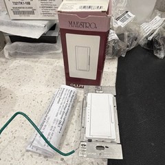 Lutron Maestro MA-R-WH Companion Dimmer Wall Switch White 120V 8.3A w/ Indicator