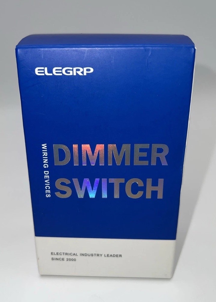 Slide Dimmer Light Switch Control 300W Dimmable LED / CFL – UL Listed White