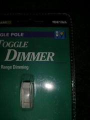 DIMANGO TD61WA Single Pole Toggle Switch Light Dimmer 600W max