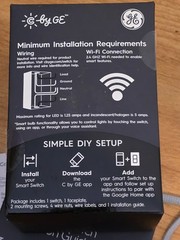 New GE BY GE On/Off Smart Switch – Works with Alexa & Google Paddle