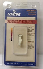 TGI06-10A Leviton Toggle Touch Dimmer Almond NEW – FREE SHIPPING!