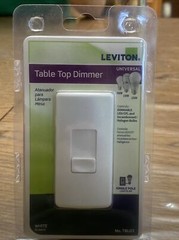 Leviton Table Top Dimmer White TBL03 New Sealed Factory New