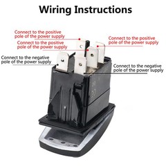 1pcs 5 Pin Car Boat Caravan Rocker Switches Waterproof 12V/24V Rocker Switch GA