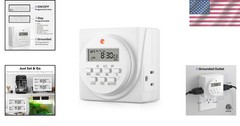 Versatile and Safe Indoor Digital Timer Outlet for Home Efficiency and Savings
