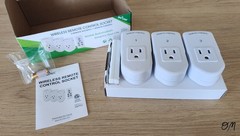 BN-LINK Wireless Remote Control Electrical Outlet Sockets – 3 Sockets + 1 Remote