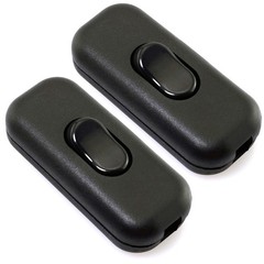 Inline Cord Switch, 2Pack OnOff DPST Control Lamp Switch for Bedroom Table La…
