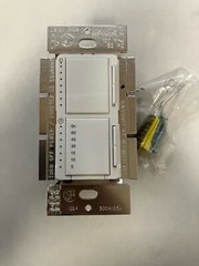 Lutron MA-L3T251-WH Maestro 300 Watt Single Pole Dimmer & Timer Switch White