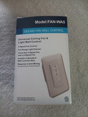 Universal Ceiling Fan & Light Wall Controller.