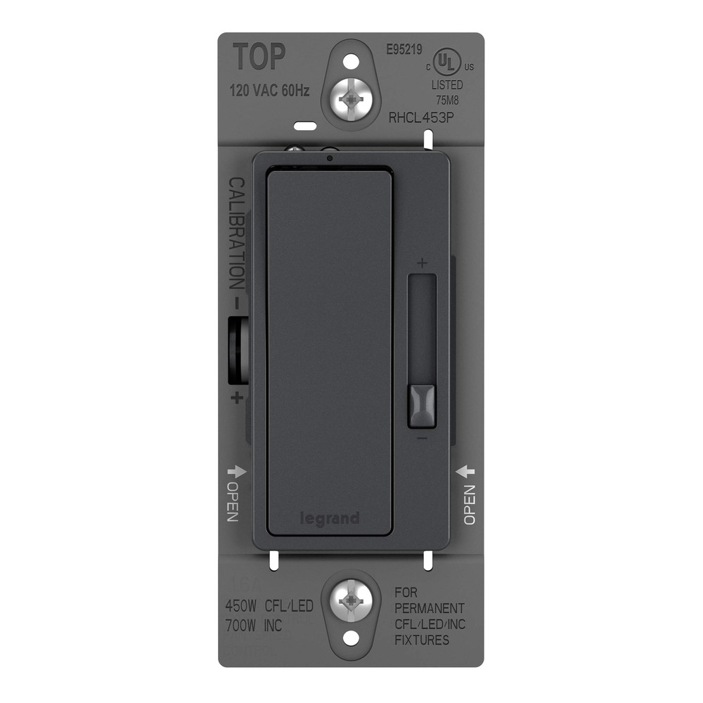 Legrand radiant RH453PGCCV6 450W Preset Decorator Rocker Dimmer Light Switch …