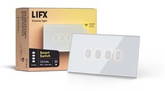 ✅ LIFX~Smart Switch~4-Gang~WiFi Touch Light Switch~White~New