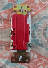 Pass and Seymour Legrand White Decorator Rocker Wall Switch 20A 2621-W, J16