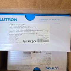 Lutron QSPS-P1-1-35V Power Supply 120-240V 1.2A Light Control White UL Listed