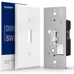 Digital Toggle Dimmer Switch for Dimmable LED, CFL and Incandescent Light Bul…