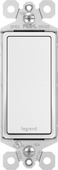 P&S Legrand Radiant TM870WCC10 15 Amp Single Pole Rocker Wall Light Switch, Whit