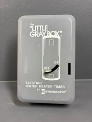 Intermatic WH40 Electric Water Heater Timer 40A 250V Double Pole Time Switch Gra