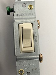 10 – Hyper Tough House Single Pole ON/OFF Toggle Light Switches 15A 120V