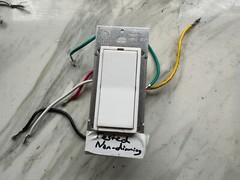 HAI Leviton 35A00-3 UPB 600 Watt Non-Dimmer Switch – White