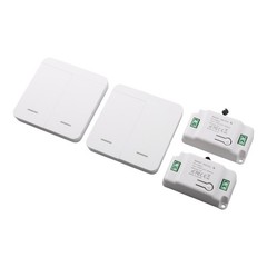 Long Range RF Wireless Light Control Kit Featuring Compact Design Receivers
