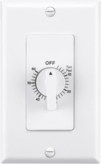 60 Minute Spring Wound Bathroom Fan Timer Switch, Mechanical Countdown Light..