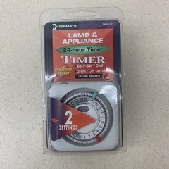 INTERMATIC Timer Model# TN111C 2 Settings Holiday Lights FACTORY SEALED
