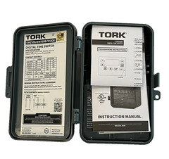 TORK EWZ120 7-Day Astronomic Digital Time Switch 120-277V 30A New Open Box