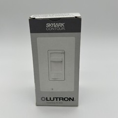 Lutron Skylark CTELV-303P-WH Contour 3 Way Dimmer 300W Wall Switch 1 Pole 120V