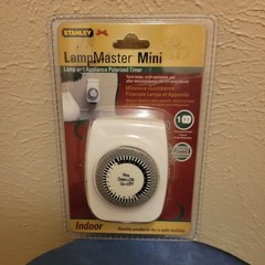 NEW SEALED Stanley LampMaster Mini Lamp & Appliances Polarized Indoor Timer.