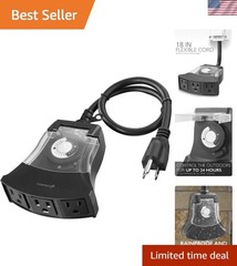 Rainproof Outdoor Light Timer – Mechanical Control for Stress-Free Lighting