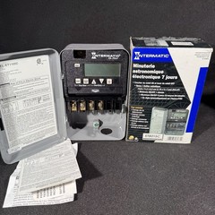Intermatic Et8015c Electronic Timer Astro 7 Days Spst VG Used Working Condition