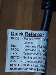 outdoor digital timer-3 Outlets-instruction Tag On Cord.
