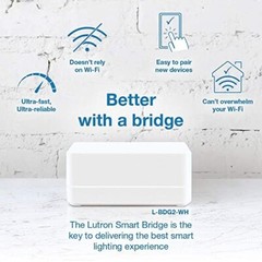 Lutron Caseta Smart Dimmer Starter Kit with Smart Bridge