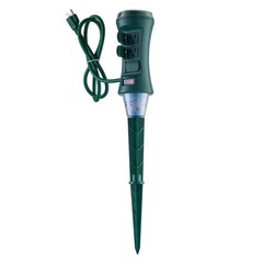 Defiant Smart Outdoor 4 ft. 6-Outlet Power Stake Timer Holiday Lights Projector