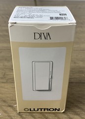 Lutron DVSTV-IV 3-Way Lighting Dimmer Control 120 to 277V Ivory Fluorescent/LED