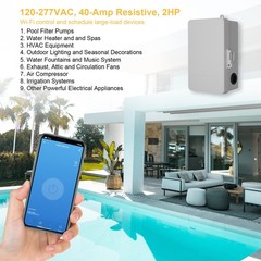 Wifi Pool Timer 40 Amp 1hp 120v 2hp 240v Outdoor Indoor Smart Switch Heavy Duty