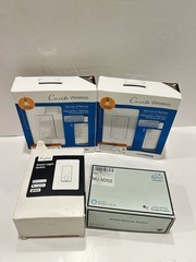 LOT of 2 Lutron Caseta Wireless Dimmer & Remote P-PKG1W-WH-R Wall/Ceiling Extra
