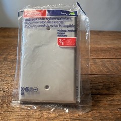 LEVITON – Unbreakable Nylon Wall Plate 3/8″ Larger – Light Almond – #R56-PJ13-T