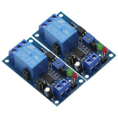 2 PCS Delay DC 12V Relay Turn On/Off Switch Module Timer Board Control
