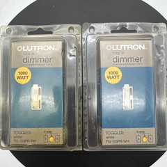 Lutron TG-103PR-WH 1000W dimmer 120V Pack of Two (2)