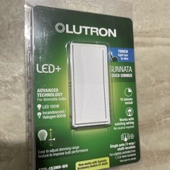 Lutron STCL-153MH-WH Sunnata LED Touch Dimmer White