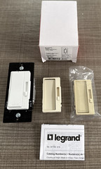 New! LeGrand RH703PTC Radiant Preset Paddle Dimmer 700w 3 colors