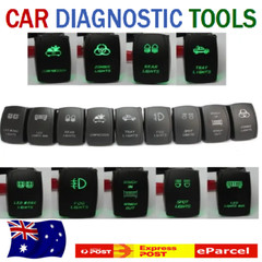 5Pin 12V 24V 10A Car Boat ARB Carling Rocker Toggle Switch LED Light On OFF AT..