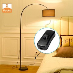 2Pack Inline Cord Switch, On/Off Lamp Control Appliance Switch for Bedroom Ta…