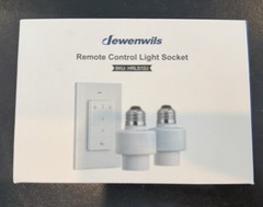 Dewenwils Remote Control Light Socket #HRLS12J White – A0026