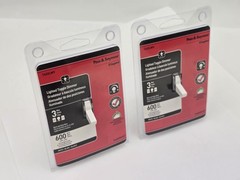 2Pc Pass & Seymour T603-LWV Toggle Dimmer 600 Watt 3-way T603LWV White